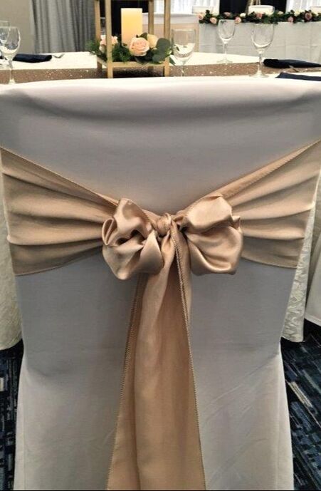 Chair Covers for Wedding/Event at Hampton Inn St. Jacobs