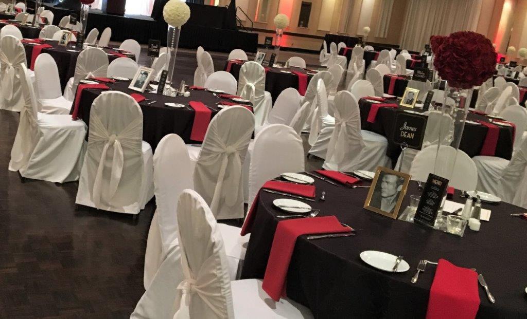 Chair Covers for Large Bingemans Weddings and Events 